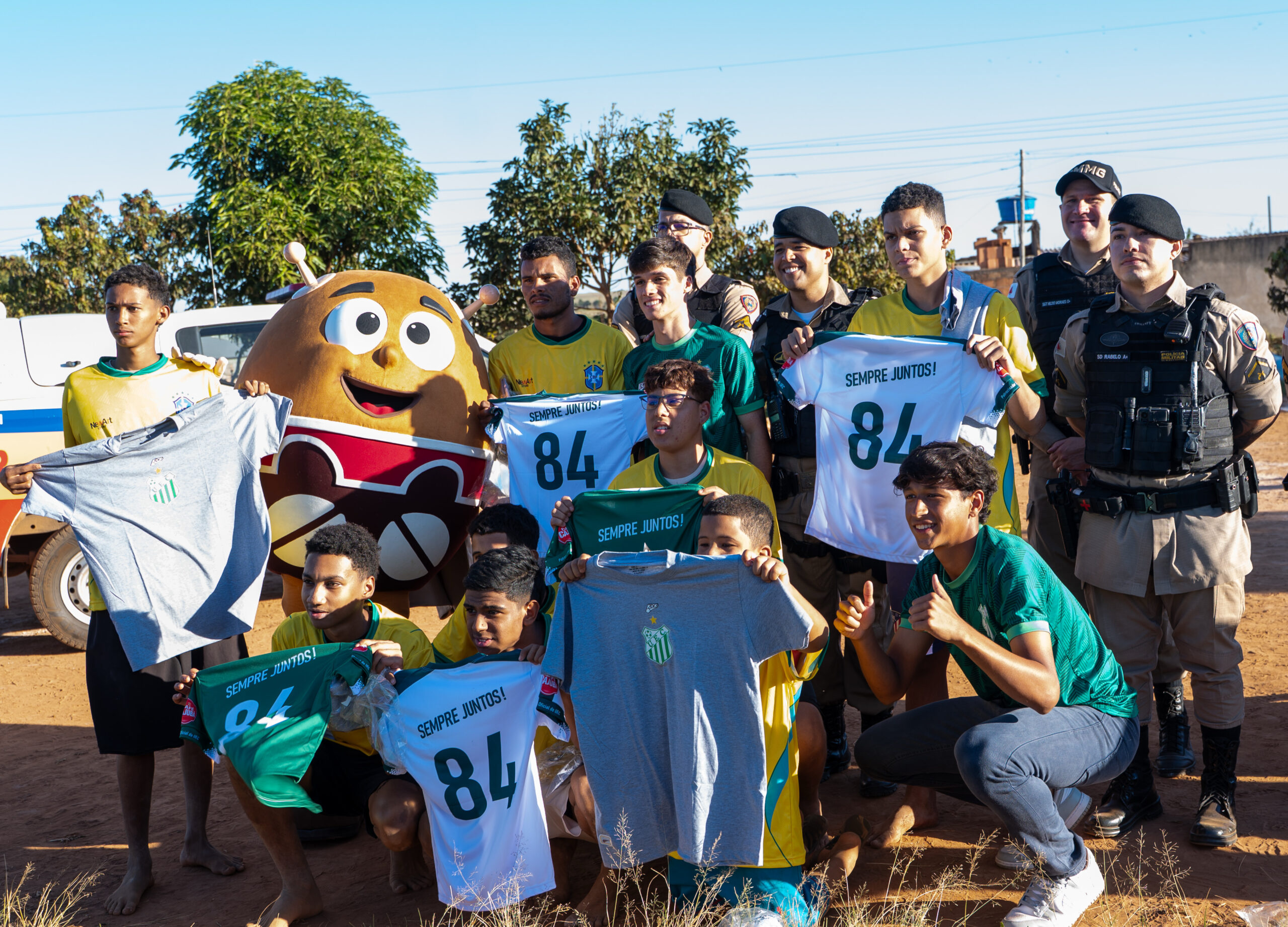Uberlândia participa de ação da Polícia Militar com jovens do bairro Canaã