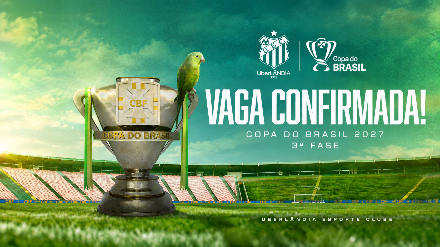 Título da Série D garante Uberlândia na terceira fase da Copa do Brasil 2027